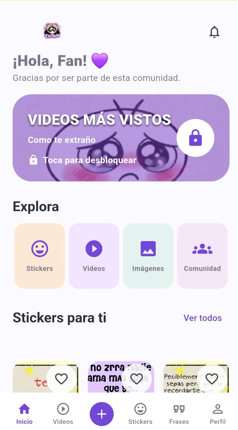 App móvil TiniTav